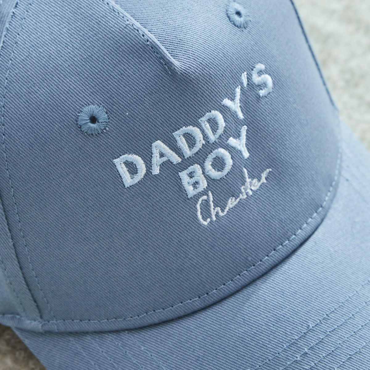 Personalised Boys' Daddy's Boy Cap in Blue