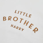 Personalised Little Brother Sweatshirt in Ecru