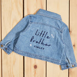 Personalised Little Brother Denim Jacket