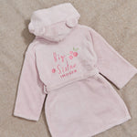 Personalised Big Sister Pink Fleece Robe