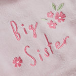 Personalised Big Sister Pink Fleece Robe