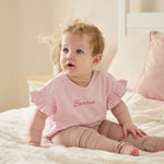 Personalised Pink Frill T-Shirt