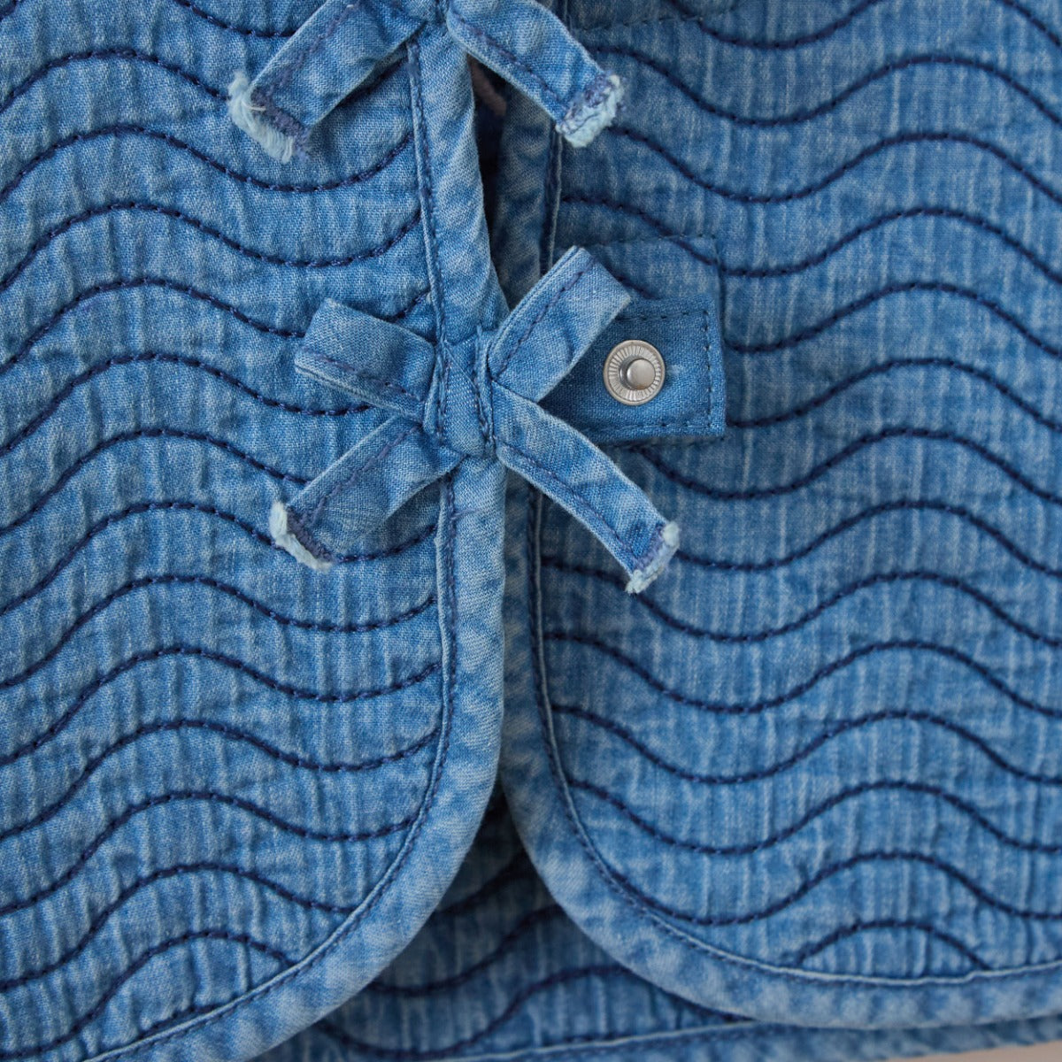Personalised Back Name Denim Gilet