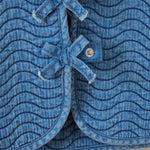Personalised Back Name Denim Gilet