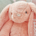 Personalised Peach Sorbet Bunny Soft Toy