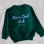 Personalised Forest Green Kids Cool Club Sweatshirt