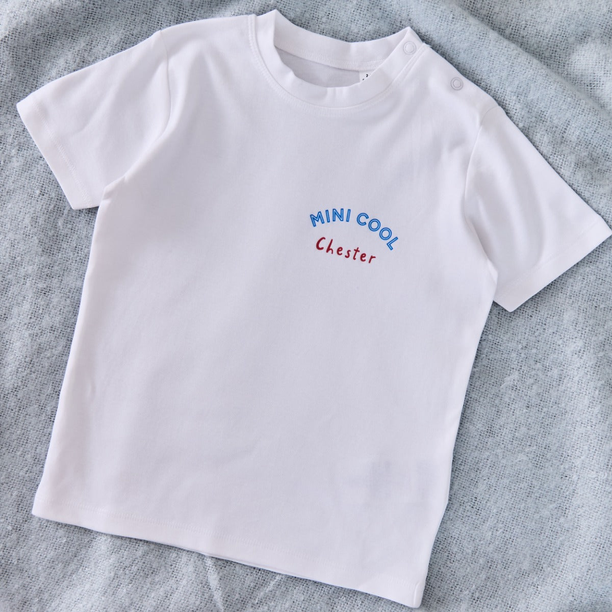 Personalised Mini Cool Club White T-shirt