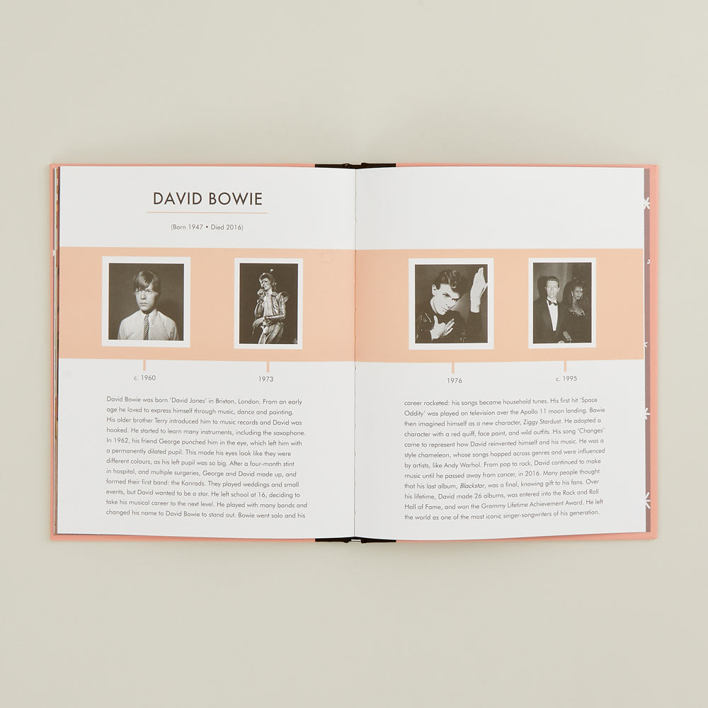 Personalised Little People, Big Dreams David Bowie Book Detail 2