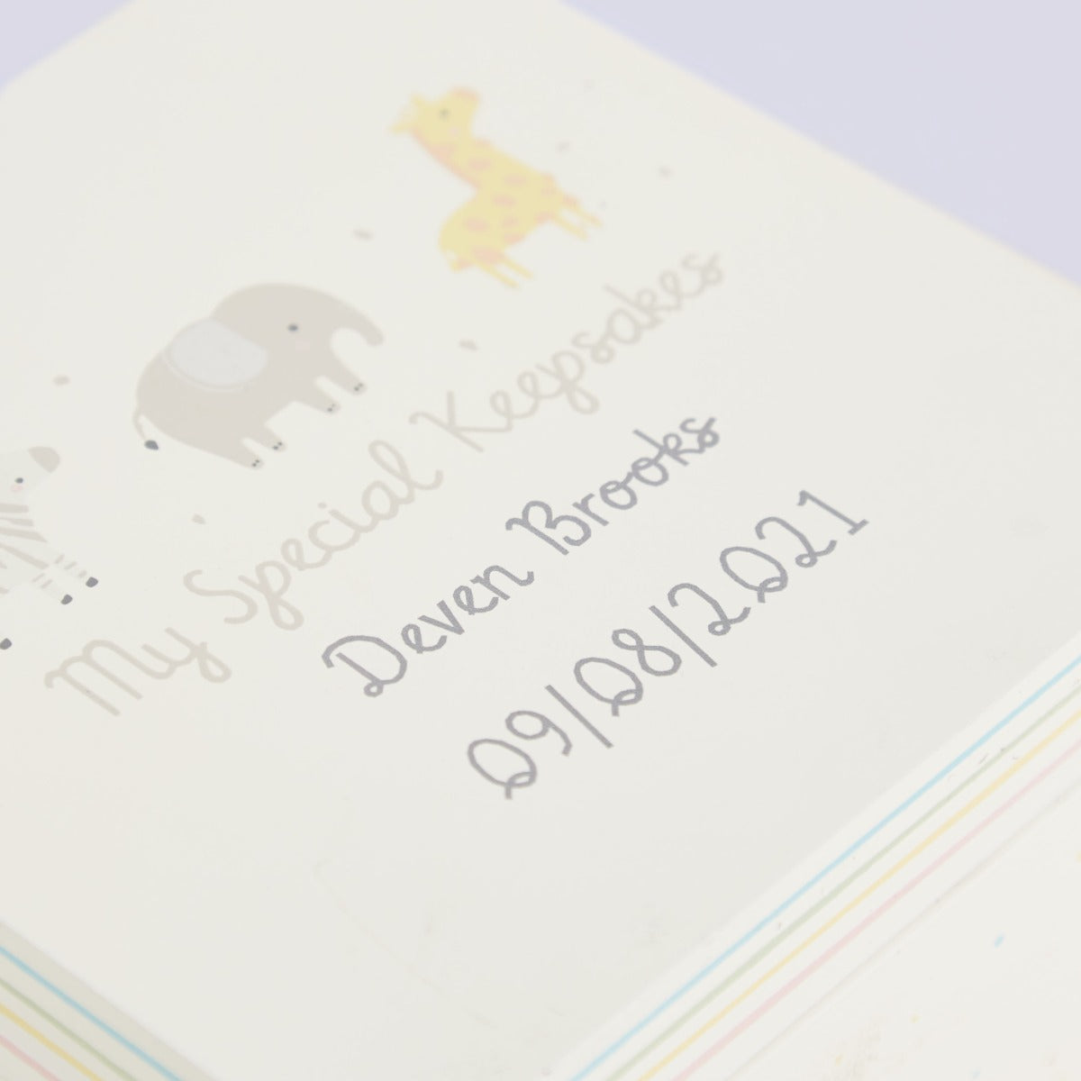 Personalised Born to be Loved Keepsake Box