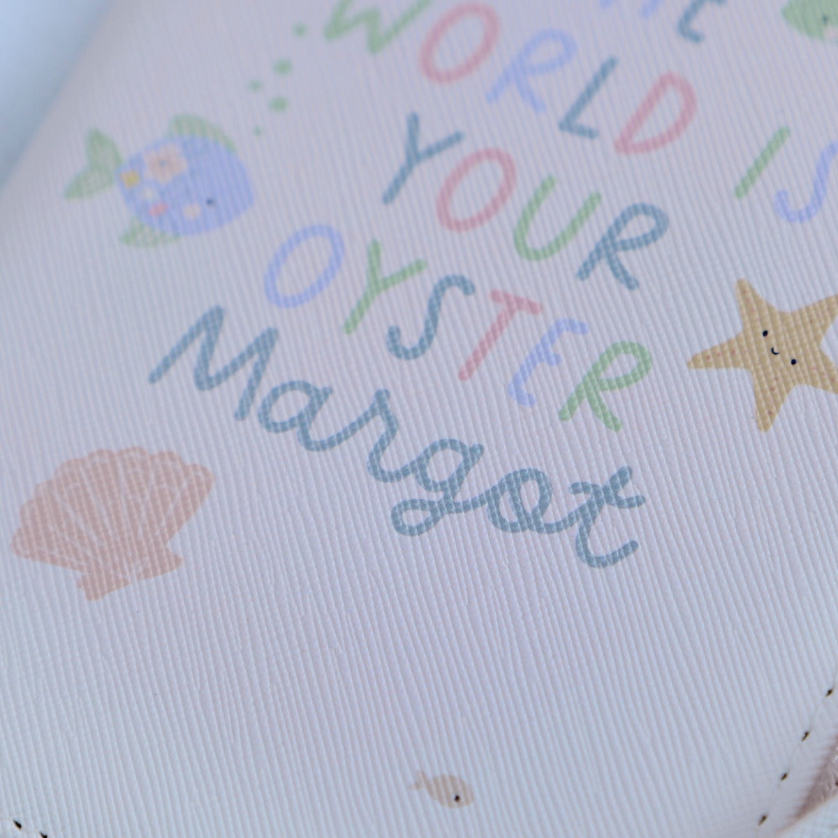 Personalised World Is Your Oyster White Passport and Tag