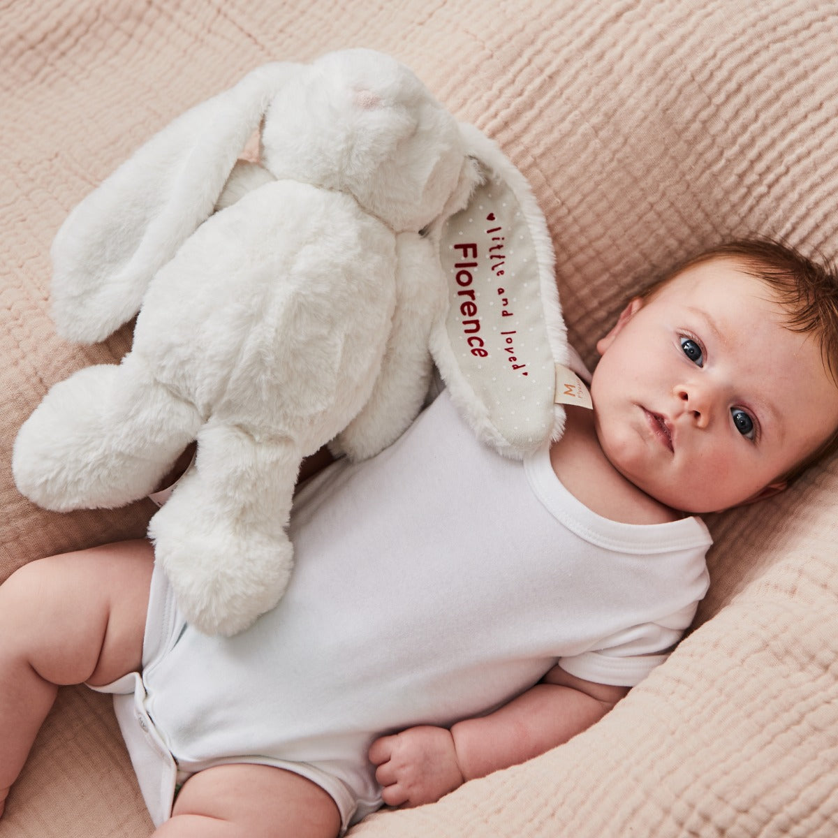 Personalised Ivory Splash, Snuggle & Cuddle Gift Set 