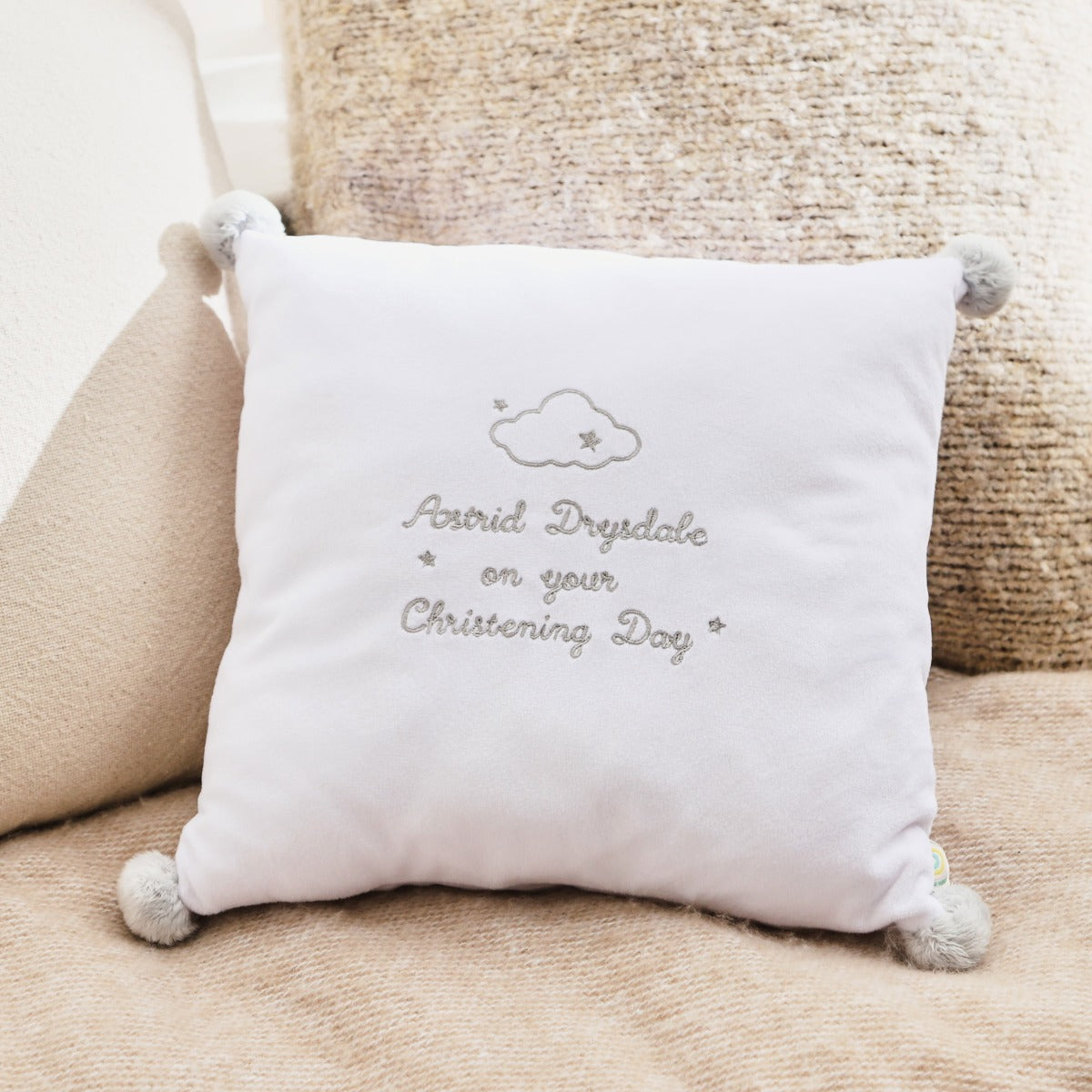 Personalised ‘On Your Christening Day’ Cushion
