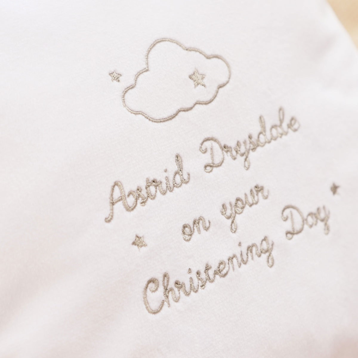 Personalised ‘On Your Christening Day’ Cushion