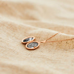 Personalised Rose Gold Plated Locket Necklace