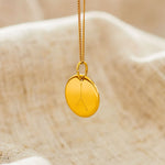 Personalised Gold Cancer Adults Necklace