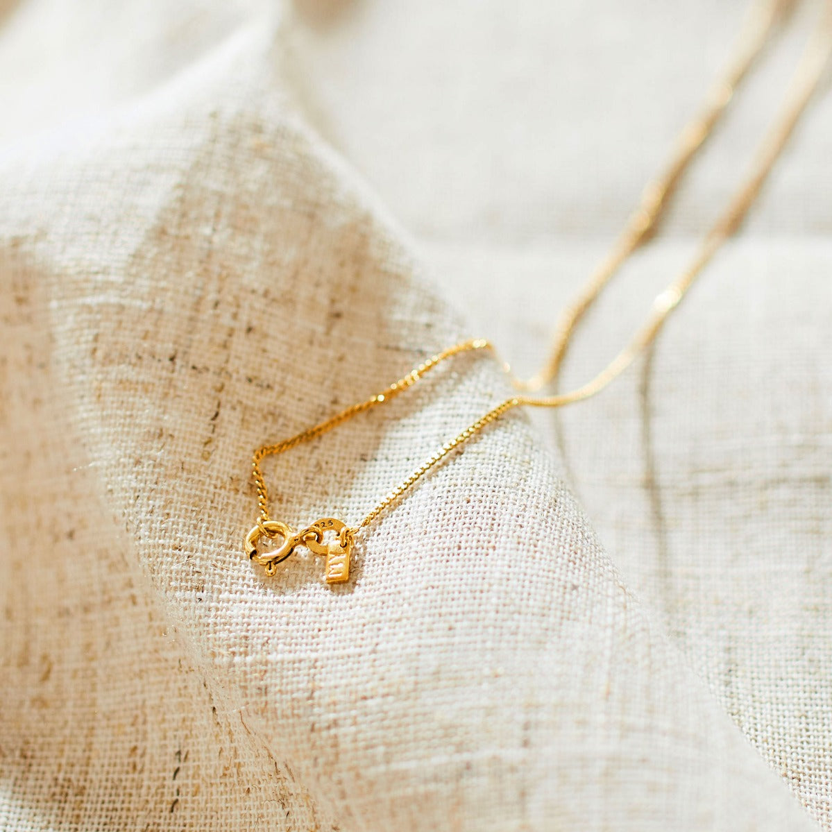 Personalised Gold Cancer Adults Necklace