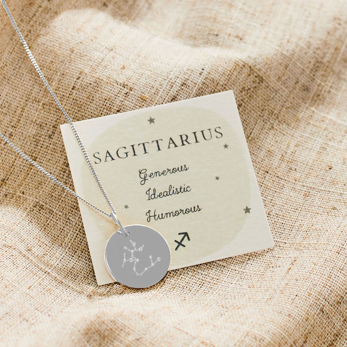 Personalised Zodiac Sign Necklace