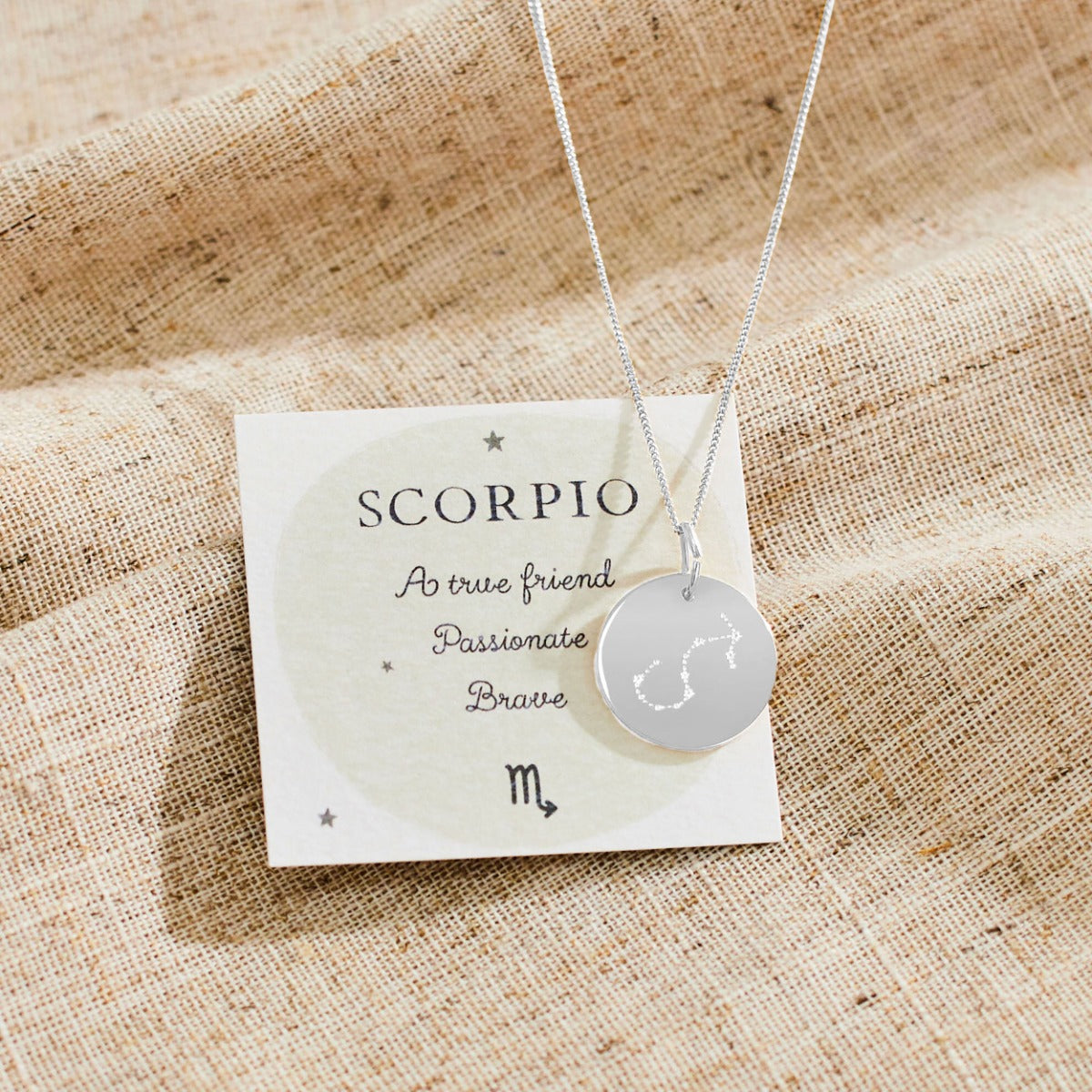 Personalised Zodiac Sign Necklace