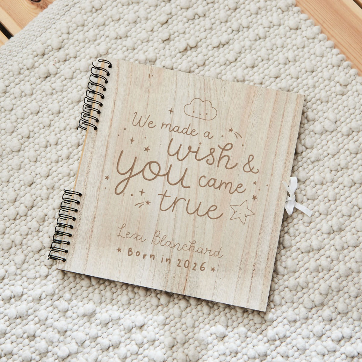 Personalised Born In 2026 Scrapbook