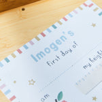 Personalised First Day White Board