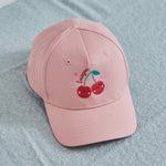 My Kids Personalised Cherry Pink Baseball Cap 