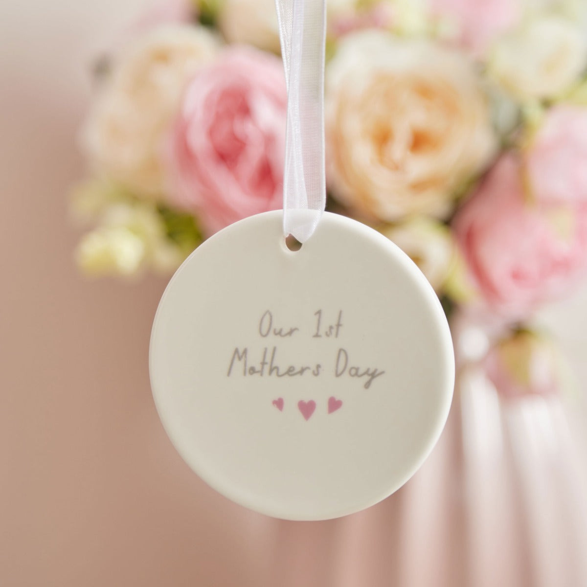 Personalised Our 1st Mother's Day Photo Ceramic Decoration