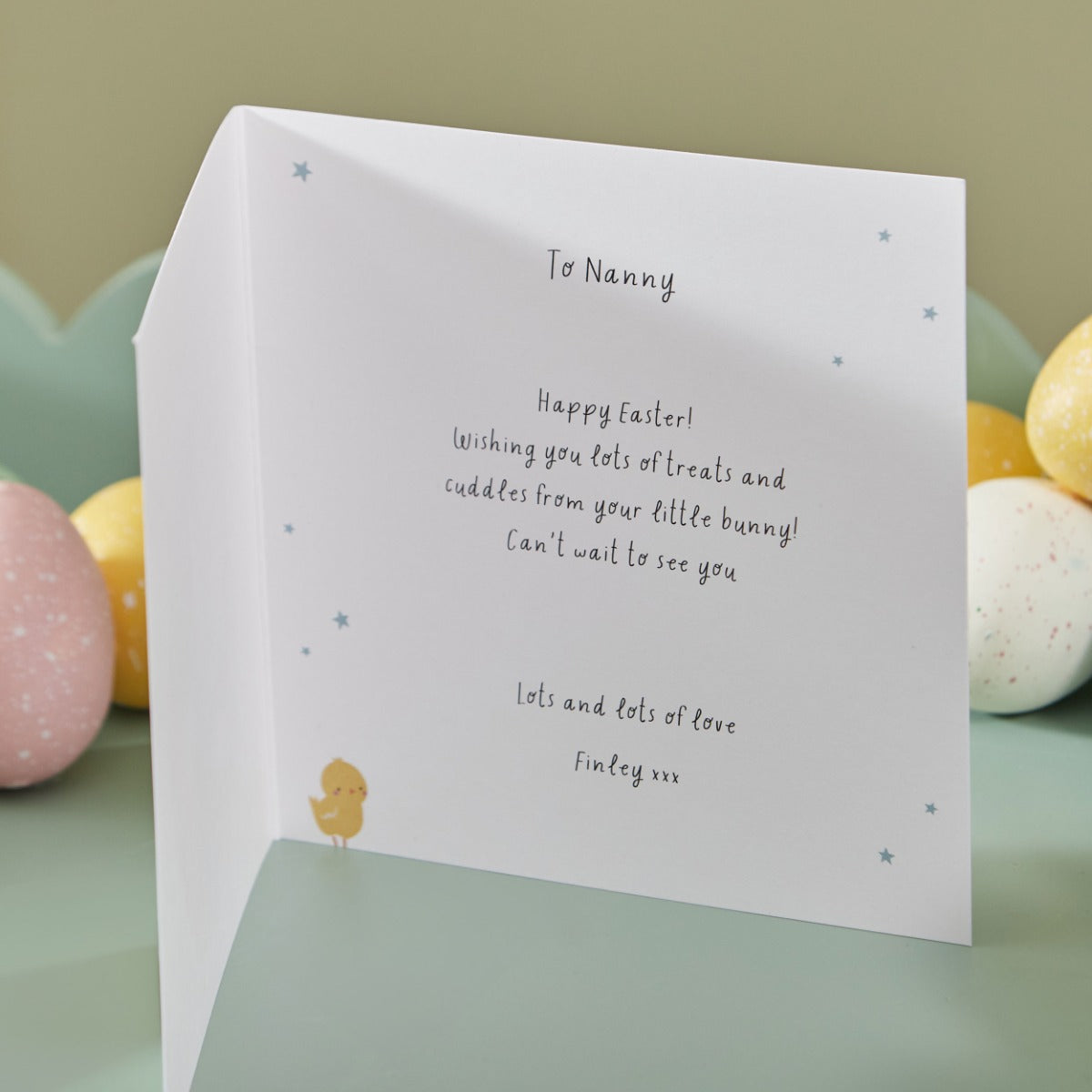 Personalised Happy Easter Photo Card