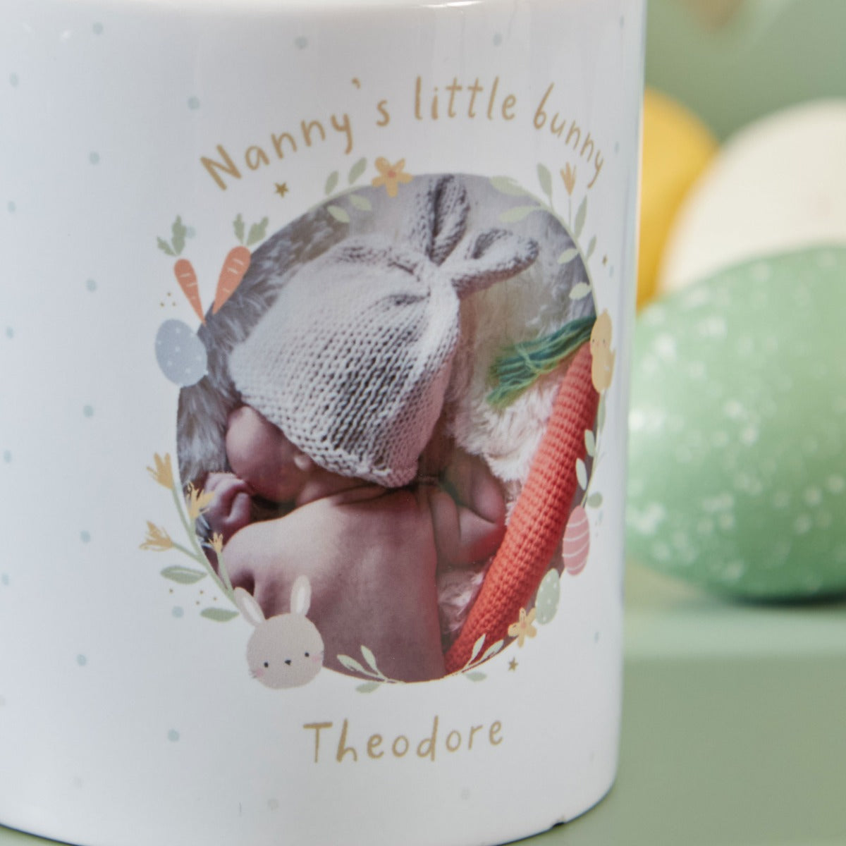 Personalised Happy Easter Photo Mug