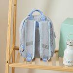 Personalised Big Name Blue Cord Mini Backpack