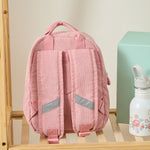 Personalised Big Name Pink Cord Mini Backpack