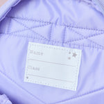 Personalised Big Name Lilac Cord Mini Backpack
