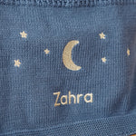 Personalised Eid Mid Blue Shawl