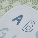 Personalised Hedgerow Hideout Abc Jersey Blanket