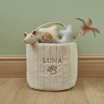 Personalised Cat Paw Cord Basket
