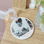 Personalised Our 1st Valentines Ceramic Decoration