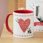 Personalised Our 1st Valentines Photo Red Mug