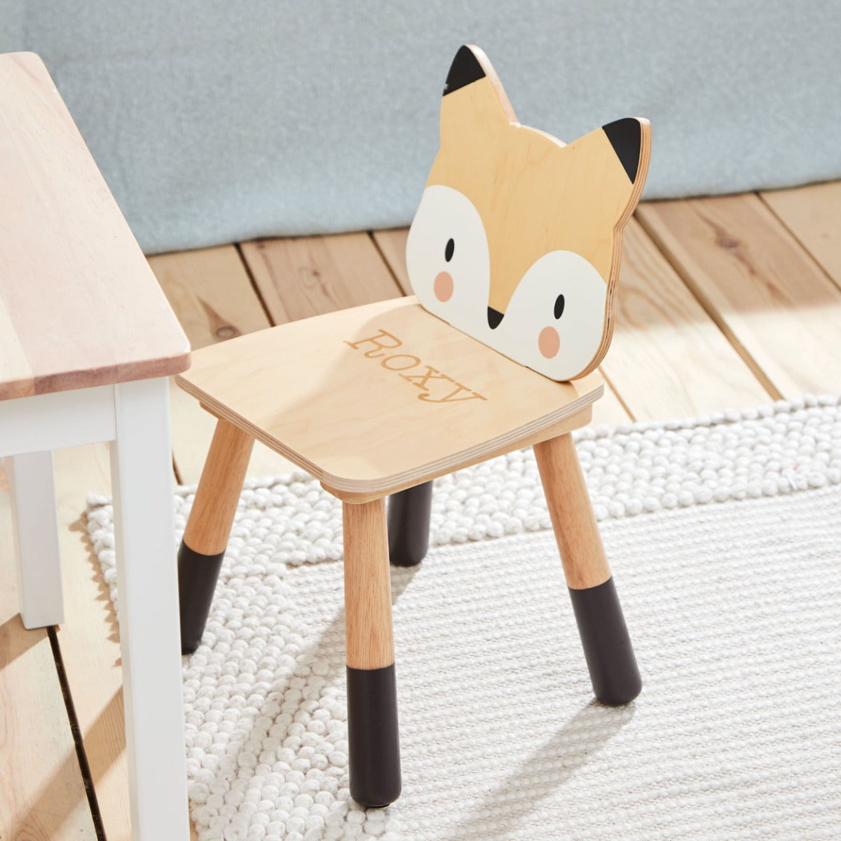 Personalised Tenderleaf Fox Design Children's Chair