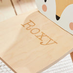 Personalised Tenderleaf Fox Design Children's Chair