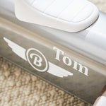 Personalised Baghera Silver Ride On Aeroplane
