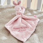 Personalised Pink Bunny Comforter
