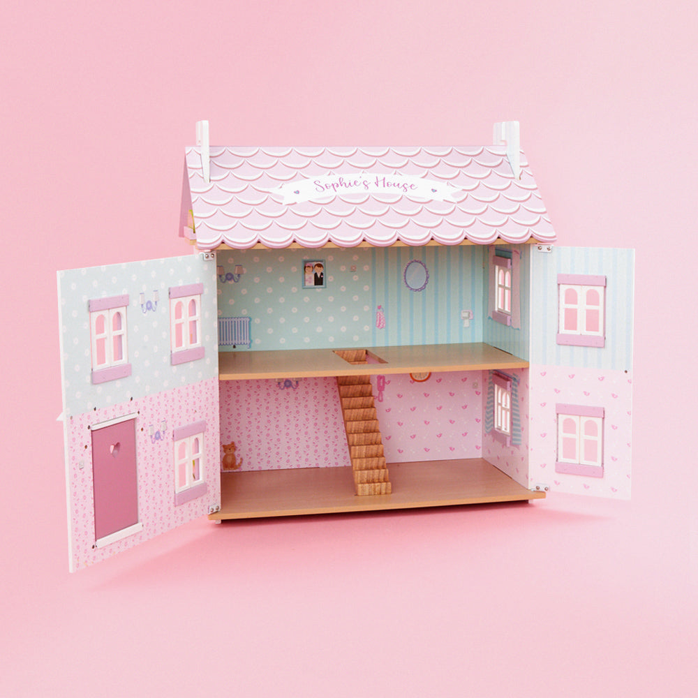 Personalised Le Toy Van Sophie's Doll House Open