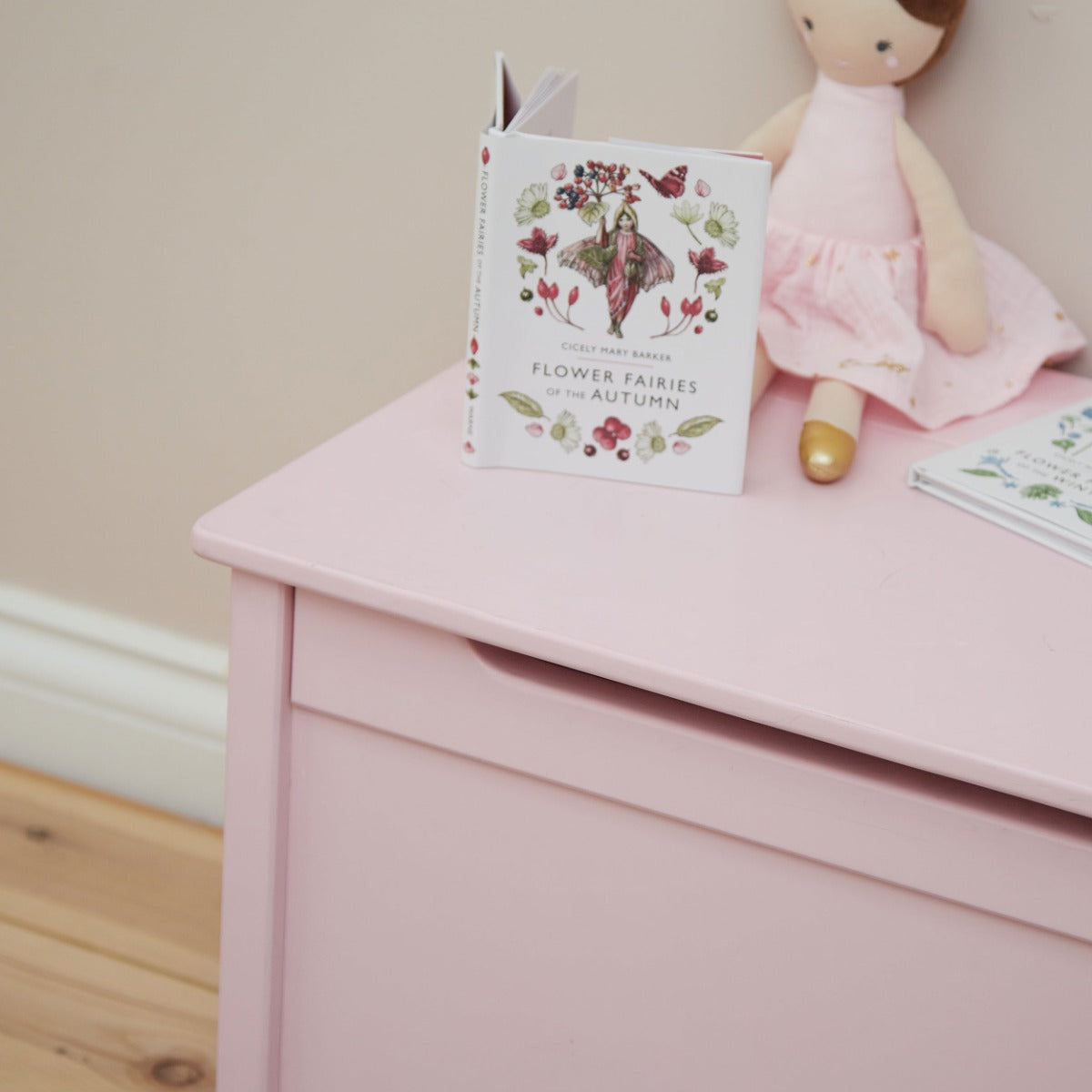Personalised Flower Fairies™ Pink Toy Box FSC®