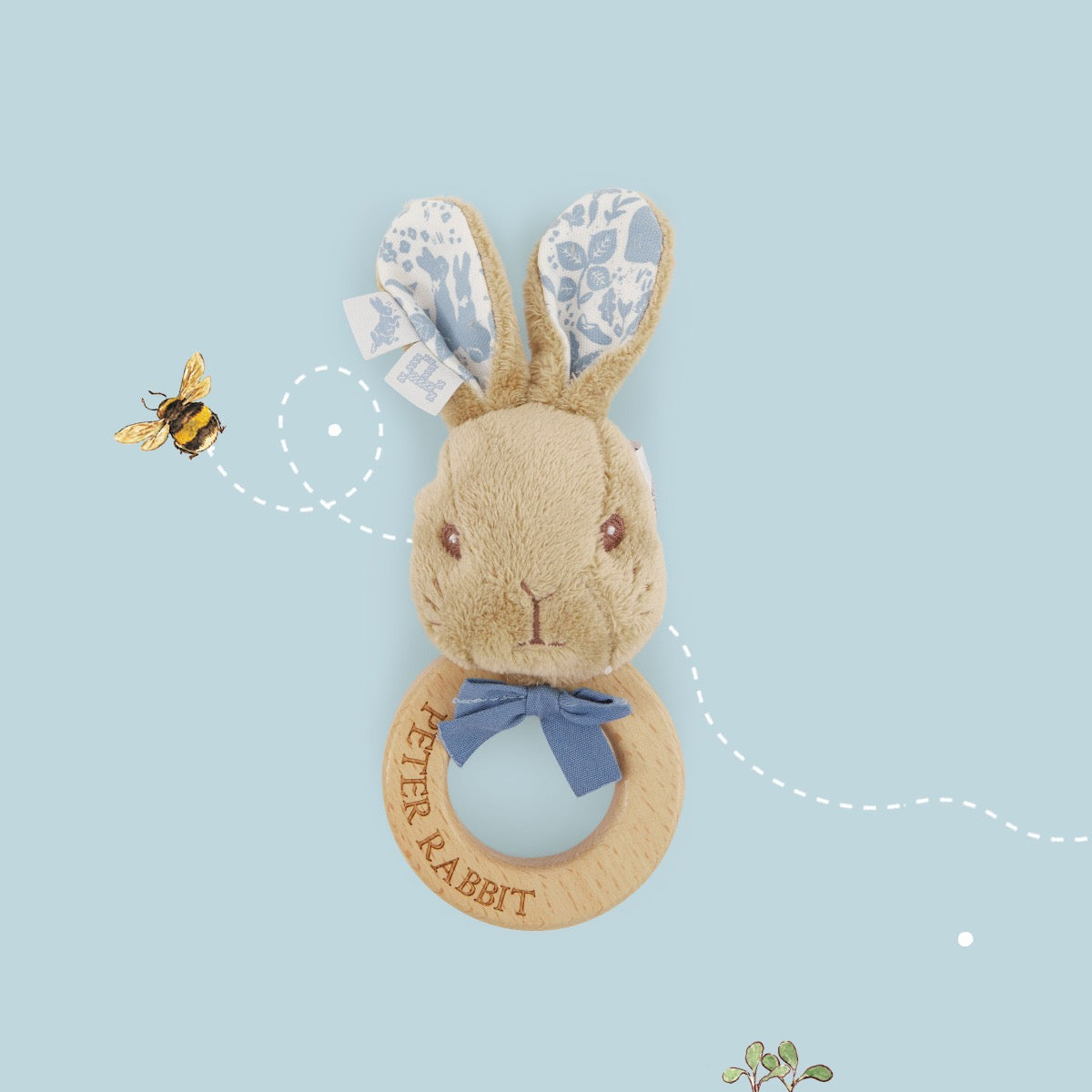 Peter Rabbit Wooden Rattle