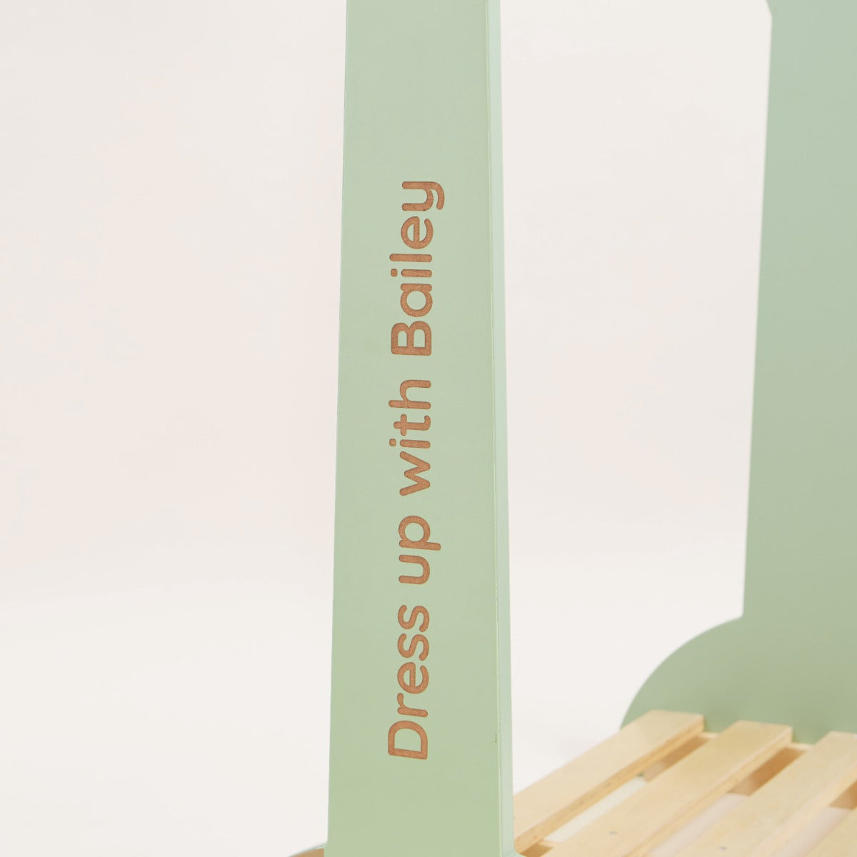 Personalised Wooden Woodland Clothes Rail