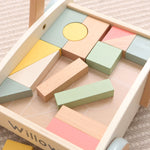 Personalised Push-Along Activity Walker With Blocks