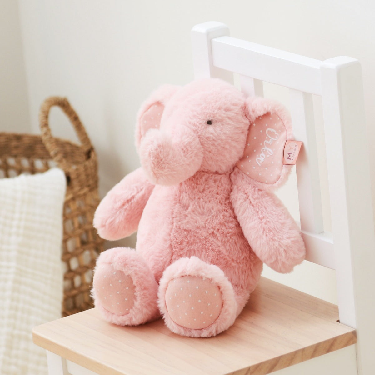 Personalised Pink Splash, Snuggle & Cuddle Gift Set