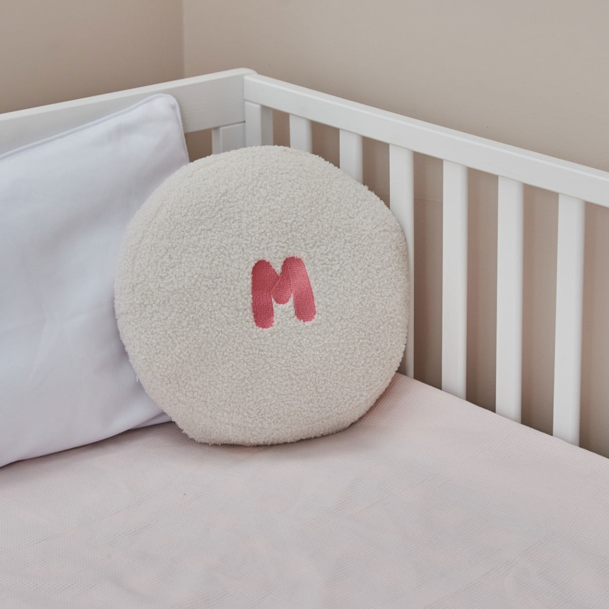 Personalised Initial Round Borg Cushion