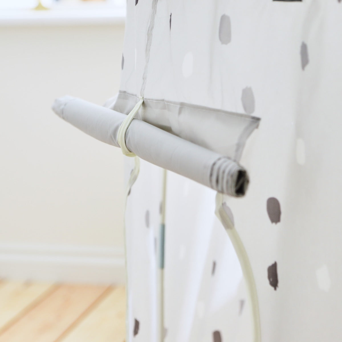 Personalised Grey Polka Dot Play Tent