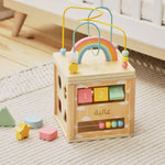 Personalised Wooden Activity Cube Toy FSC®