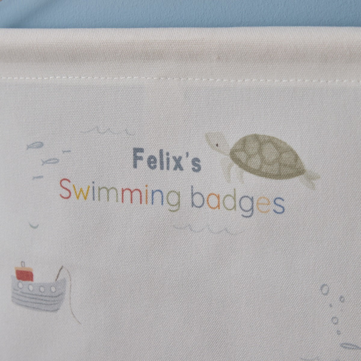 Personalised High Tide Swimming Badges Wall Hanging